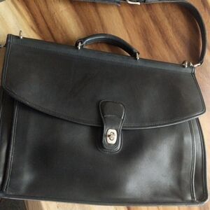 Vintage Coach Beekman Black Satchel/Briefcase -Rare Find